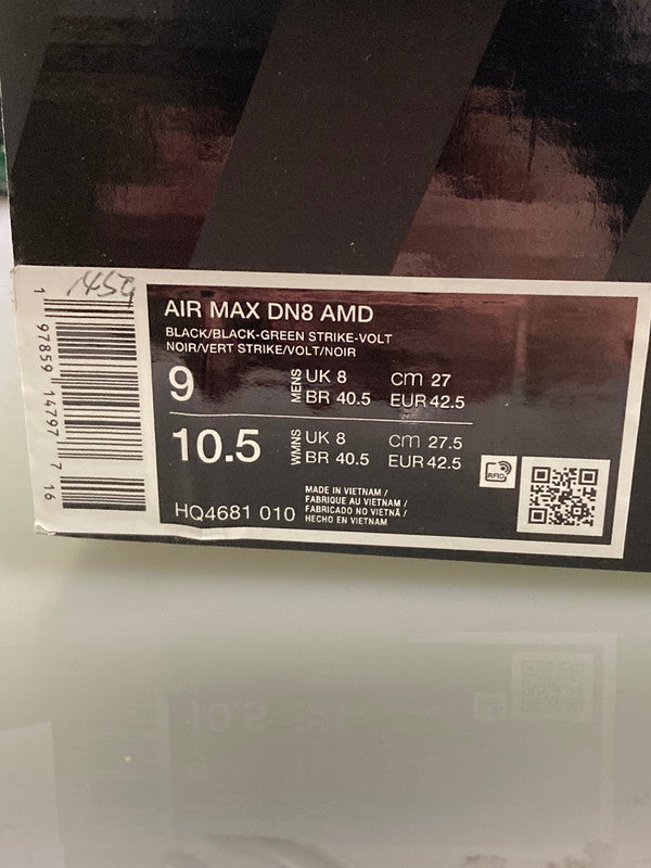 【中古品】【メンズ】 NIKE ナイキ AIR MAX DN８HQ4681-010 エアマックスDN8 スニーカー メンズ シューズ 靴 160-260127-em-05-min サイズ：27.0cm カラー：BLACK GREEN Strike VOLT BLACK 万代Net店