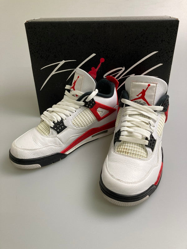 【中古品】【メンズ】 NIKE ナイキ AIR JORDAN 4 RETRO DH6927-161 エアジョーダン4 レトロ スニーカー メンズ シューズ 靴 160-260127-em-07-min サイズ：26.0cm カラー：RED CEMENT 万代Net店