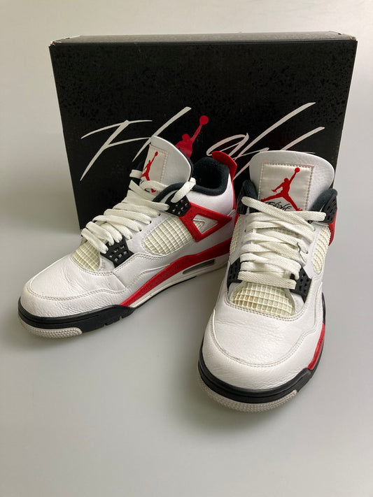 【中古品】【メンズ】 NIKE ナイキ AIR JORDAN 4 RETRO DH6927-161 エアジョーダン4 レトロ スニーカー メンズ シューズ 靴 160-260127-em-07-min サイズ：26.0cm カラー：RED CEMENT 万代Net店