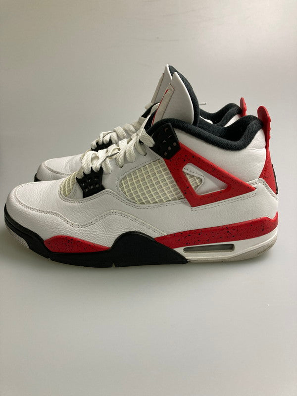 【中古品】【メンズ】 NIKE ナイキ AIR JORDAN 4 RETRO DH6927-161 エアジョーダン4 レトロ スニーカー メンズ シューズ 靴 160-260127-em-07-min サイズ：26.0cm カラー：RED CEMENT 万代Net店