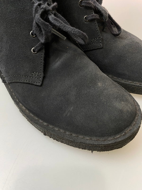 【中古品】【メンズ】 Clarks クラークス DESERT BOOTS 0611 500679 デザートブーツ 靴 チャッカブーツ 164-260126-SH-05-min カラー：ブラック 万代Net店