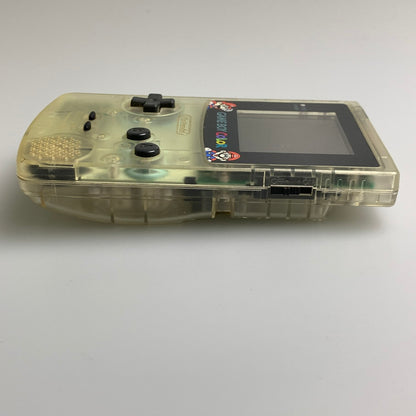 【中古品】 GBC本体 ゲームボーイカラー 本体 JUSCOオリジナルマリオバージョン クリア 任天堂 レトロハード 023-260308-SH-17-min 万代Net店