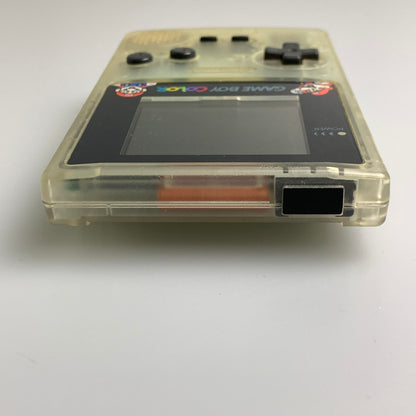 【中古品】 GBC本体 ゲームボーイカラー 本体 JUSCOオリジナルマリオバージョン クリア 任天堂 レトロハード 023-260308-SH-17-min 万代Net店
