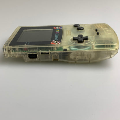 【中古品】 GBC本体 ゲームボーイカラー 本体 JUSCOオリジナルマリオバージョン クリア 任天堂 レトロハード 023-260308-SH-17-min 万代Net店