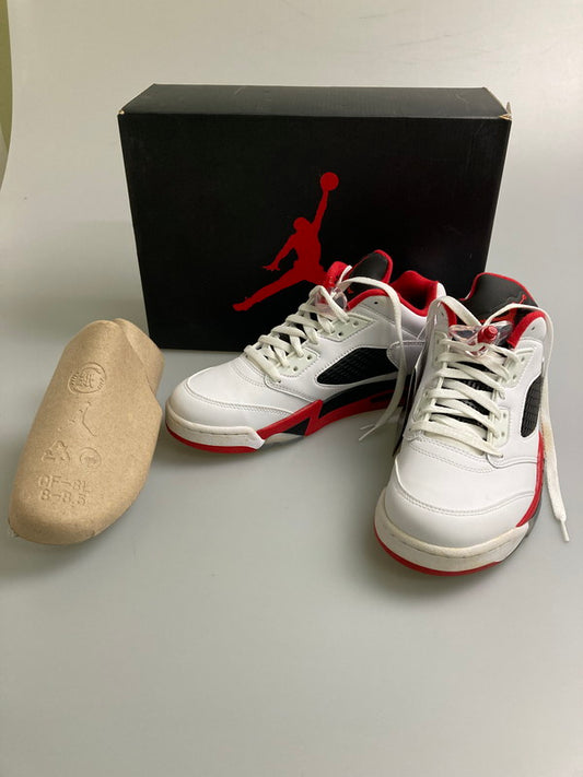 【中古品】【メンズ】 NIKE ナイキ AIR JORDAN 5 RETRO LOW 819171-101 エアジョーダン5 レトロ ロー スニーカー メンズ シューズ 靴 160-260127-em-06-min サイズ：26.0cm カラー：FIRE RED 万代Net店