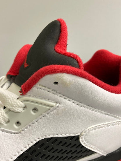 【中古品】【メンズ】 NIKE ナイキ AIR JORDAN 5 RETRO LOW 819171-101 エアジョーダン5 レトロ ロー スニーカー メンズ シューズ 靴 160-260127-em-06-min サイズ：26.0cm カラー：FIRE RED 万代Net店