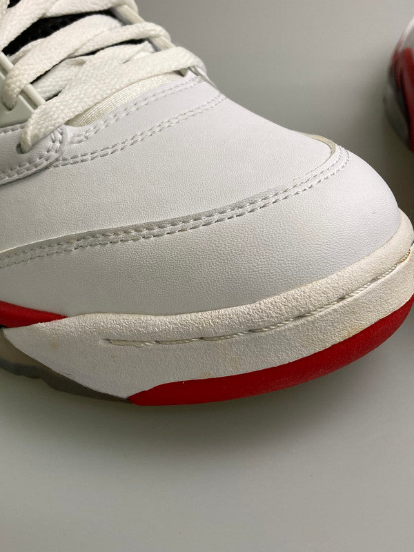【中古品】【メンズ】 NIKE ナイキ AIR JORDAN 5 RETRO LOW 819171-101 エアジョーダン5 レトロ ロー スニーカー メンズ シューズ 靴 160-260127-em-06-min サイズ：26.0cm カラー：FIRE RED 万代Net店