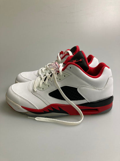 【中古品】【メンズ】 NIKE ナイキ AIR JORDAN 5 RETRO LOW 819171-101 エアジョーダン5 レトロ ロー スニーカー メンズ シューズ 靴 160-260127-em-06-min サイズ：26.0cm カラー：FIRE RED 万代Net店