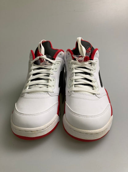 【中古品】【メンズ】 NIKE ナイキ AIR JORDAN 5 RETRO LOW 819171-101 エアジョーダン5 レトロ ロー スニーカー メンズ シューズ 靴 160-260127-em-06-min サイズ：26.0cm カラー：FIRE RED 万代Net店