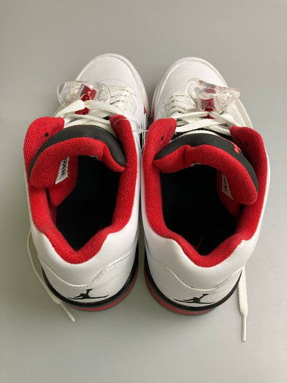【中古品】【メンズ】 NIKE ナイキ AIR JORDAN 5 RETRO LOW 819171-101 エアジョーダン5 レトロ ロー スニーカー メンズ シューズ 靴 160-260127-em-06-min サイズ：26.0cm カラー：FIRE RED 万代Net店