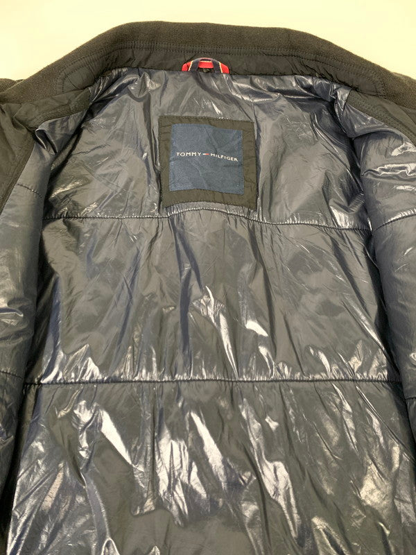 【現状渡し品】【メンズ】 TOMMY HILFIGER トミーヒルフィガー PADDING 6POCKET JACKET パディング 6ポケットジャケット アウター 141-260129-SH-09-min サイズ：XL カラー：ブラック 万代Net店