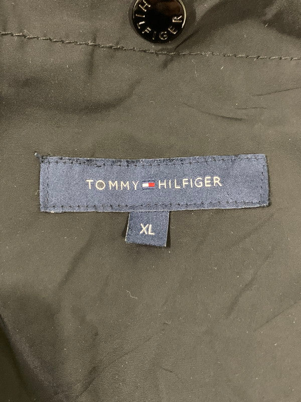 【現状渡し品】【メンズ】 TOMMY HILFIGER トミーヒルフィガー PADDING 6POCKET JACKET パディング 6ポケットジャケット アウター 141-260129-SH-09-min サイズ：XL カラー：ブラック 万代Net店