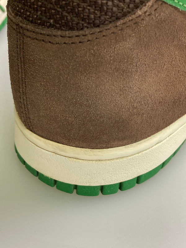 【中古品】【メンズ】 NIKE ナイキ × STUSSY ステューシー DUNK HIGH 315593-221 ダンク ハイ スニーカー メンズ シューズ 靴 160-260127-em-04-min サイズ：28.0cm カラー：BAROQUE BROWN/BAROQUE BROWN-CLASSIC GREEN 万代Net店