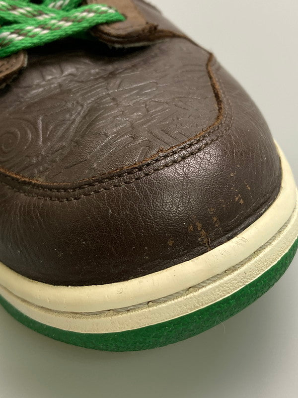 【中古品】【メンズ】 NIKE ナイキ × STUSSY ステューシー DUNK HIGH 315593-221 ダンク ハイ スニーカー メンズ シューズ 靴 160-260127-em-04-min サイズ：28.0cm カラー：BAROQUE BROWN/BAROQUE BROWN-CLASSIC GREEN 万代Net店