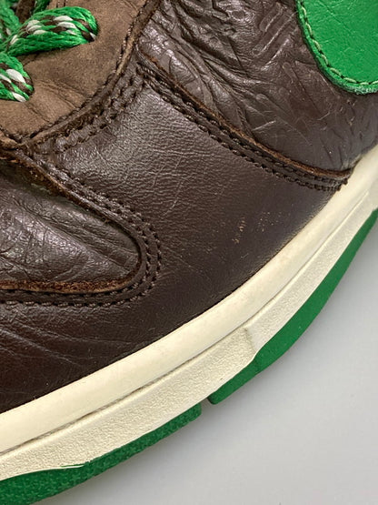【中古品】【メンズ】 NIKE ナイキ × STUSSY ステューシー DUNK HIGH 315593-221 ダンク ハイ スニーカー メンズ シューズ 靴 160-260127-em-04-min サイズ：28.0cm カラー：BAROQUE BROWN/BAROQUE BROWN-CLASSIC GREEN 万代Net店