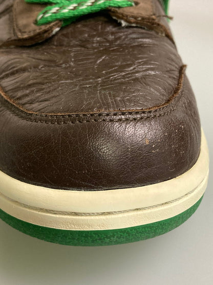 【中古品】【メンズ】 NIKE ナイキ × STUSSY ステューシー DUNK HIGH 315593-221 ダンク ハイ スニーカー メンズ シューズ 靴 160-260127-em-04-min サイズ：28.0cm カラー：BAROQUE BROWN/BAROQUE BROWN-CLASSIC GREEN 万代Net店