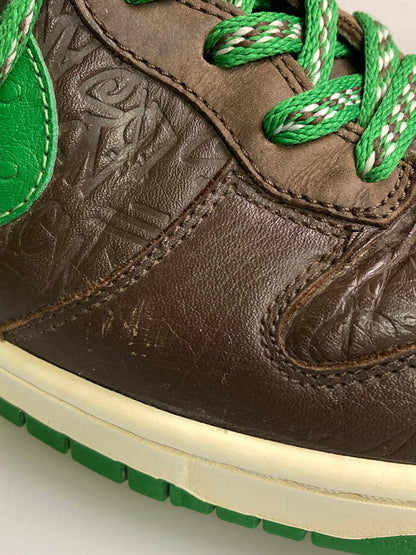 【中古品】【メンズ】 NIKE ナイキ × STUSSY ステューシー DUNK HIGH 315593-221 ダンク ハイ スニーカー メンズ シューズ 靴 160-260127-em-04-min サイズ：28.0cm カラー：BAROQUE BROWN/BAROQUE BROWN-CLASSIC GREEN 万代Net店