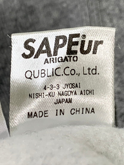 【中古品】【メンズ】 SAPEUR サプール × SPOWT スポウト NAPOLEON LOGO HOODIE GRAY ナポレオン ロゴ フーディ メンズ トップス パーカー 142-260127-em-23-min サイズ：XL カラー：グレー 万代Net店