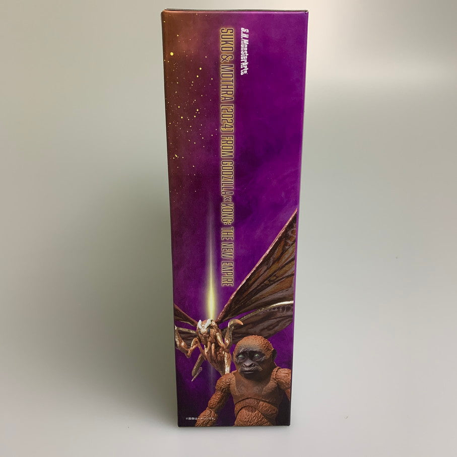 【中古品】 S.H.MonsterArts SUKO ＆ MOTHRA (2024) ゴジラ×コング 新たなる帝国 特撮フィギュア 055-260326-SH-12-min 万代Net店
