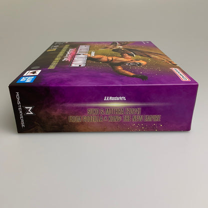 【中古品】 S.H.MonsterArts SUKO ＆ MOTHRA (2024) ゴジラ×コング 新たなる帝国 特撮フィギュア 055-260326-SH-12-min 万代Net店