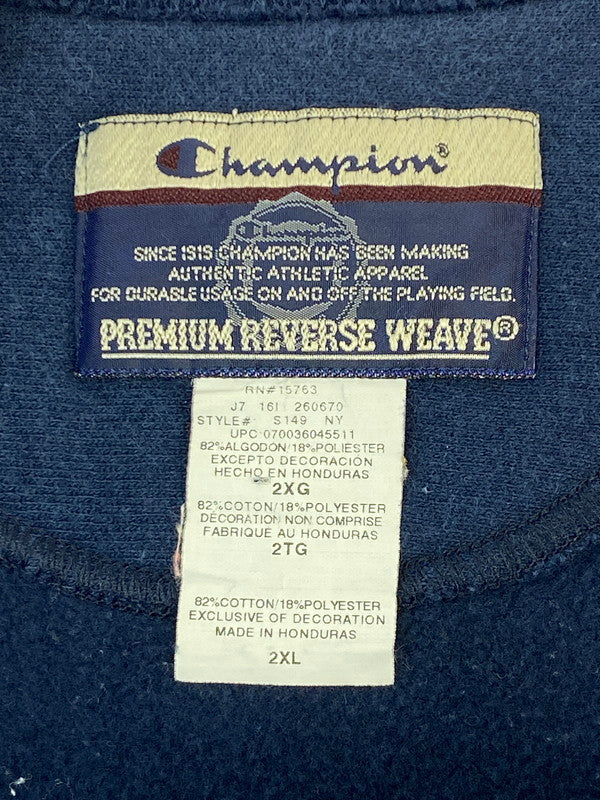 【現状渡し品】【メンズ】 Champion チャンピオン 00S REVERSEWEAVE SWEATSHIRT リバースウィーブ スウェットシャツ 146-260321-zi-20-min サイズ：2XL カラー：ネイビー 万代Net店