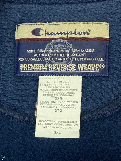 【現状渡し品】【メンズ】 Champion チャンピオン 00S REVERSEWEAVE SWEATSHIRT リバースウィーブ スウェットシャツ 146-260321-zi-20-min サイズ：2XL カラー：ネイビー 万代Net店