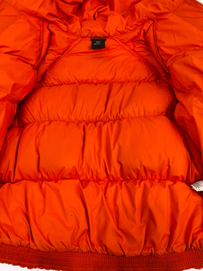 【中古品】【メンズ】 NIKE ナイキ FILL DOWN HOODIE JACKET フィル ダウンフーディー ジャケット アウター 148-260221-SH-20-min サイズ：L カラー：オレンジ/ブラック 万代Net店