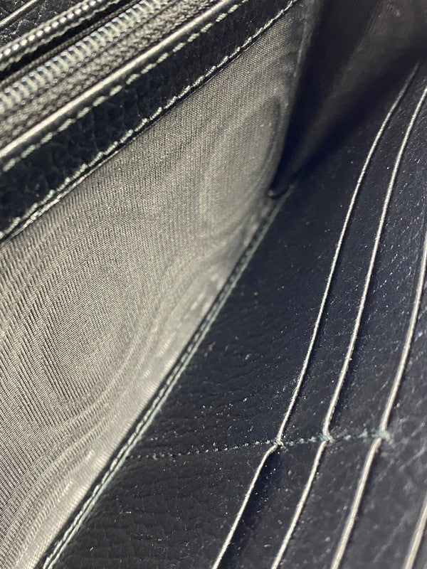 【中古品】【レディース】 GUCCI グッチ ダブルG コンチネンタルウォレット 456116 長財布 財布 181-260130-jt-15-min カラー：ブラック 万代Net店