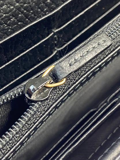 【中古品】【レディース】 GUCCI グッチ ダブルG コンチネンタルウォレット 456116 長財布 財布 181-260130-jt-15-min カラー：ブラック 万代Net店