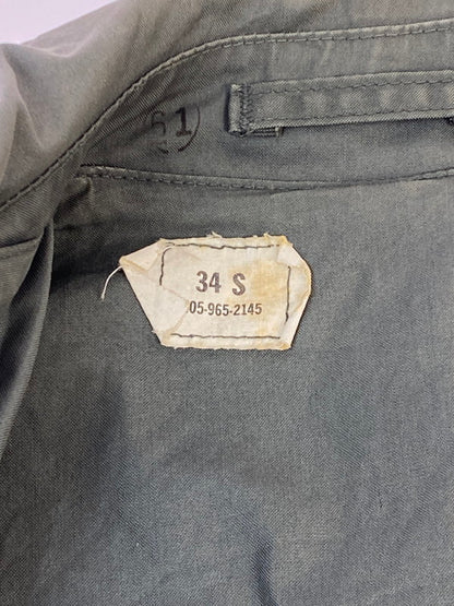 【中古品】【メンズ】 U.S.ARMY ユーエスアーミー 60's TRENCH COAT 100-67-C-4077 60年代 トレンチコート アウター 146-260221-SH-05-min サイズ：34 S カラー：グレー 万代Net店