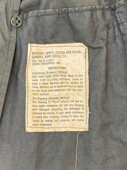 【中古品】【メンズ】 U.S.ARMY ユーエスアーミー 60's TRENCH COAT 100-67-C-4077 60年代 トレンチコート アウター 146-260221-SH-05-min サイズ：34 S カラー：グレー 万代Net店