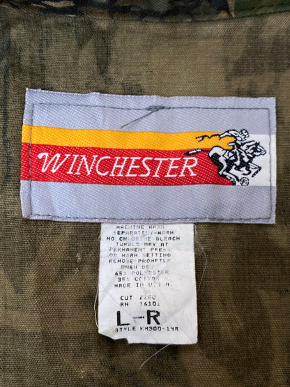 【中古品】【メンズ】 WINCHESTER ウィンチェスター OVERALL REALTREE CAMO 90S オーバーオール リアルツリーカモ メンズ アウトドア ハンティング 146-260202-em-14-min サイズ：L カラー：ブラウン系 万代Net店