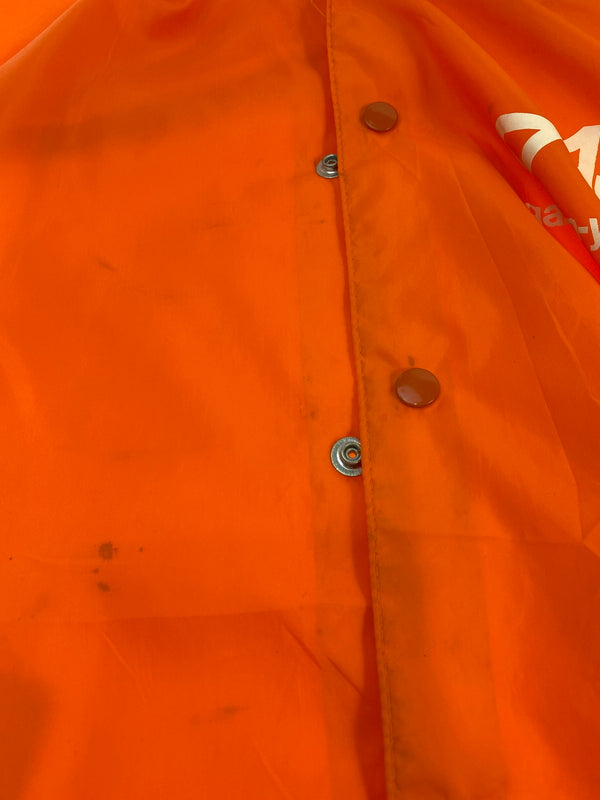 【中古品】【メンズ】 PLA JAC DUNBROOKE プラジャック ダンブルック COACH JACKET 70~80S コーチジャケット 70年代 80年代 ヴィンテージ メンズ ライトアウター 146-260731-em-29-min サイズ：M カラー：オレンジ 万代Net店