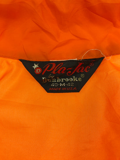 【中古品】【メンズ】 PLA JAC DUNBROOKE プラジャック ダンブルック COACH JACKET 70~80S コーチジャケット 70年代 80年代 ヴィンテージ メンズ ライトアウター 146-260731-em-29-min サイズ：M カラー：オレンジ 万代Net店