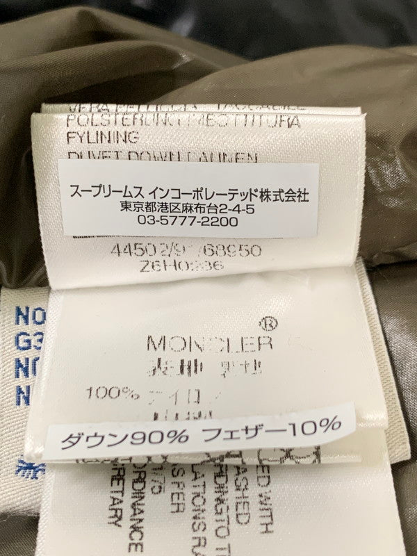 【中古品】【メンズ】 MONCLER モンクレール ROD 44502 ROD DOWN JACKET ダウンジャケット 141-260125-SH-03-min サイズ：1 カラー：ブラック 万代Net店