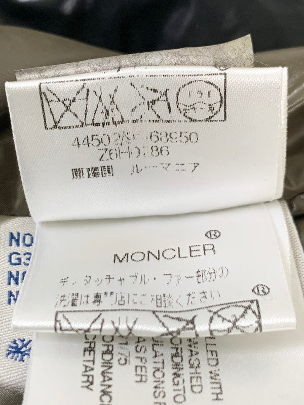 【中古品】【メンズ】 MONCLER モンクレール ROD 44502 ROD DOWN JACKET ダウンジャケット 141-260125-SH-03-min サイズ：1 カラー：ブラック 万代Net店