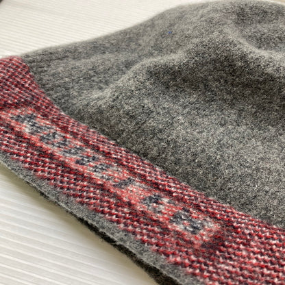 【中古品】【メンズ】 MONCLER モンクレール BERRETTO TRICOT CAP GRAY E20919927900 ニットキャップ 帽子 メンズ ウール 185-260130-em-21-min サイズ：F カラー：グレー系 万代Net店