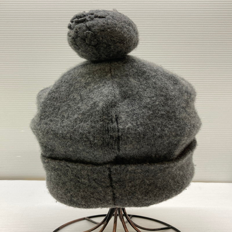 【中古品】【メンズ】 MONCLER モンクレール BERRETTO TRICOT CAP GRAY E20919927900 ニットキャップ 帽子 メンズ ウール 185-260130-em-21-min サイズ：F カラー：グレー系 万代Net店