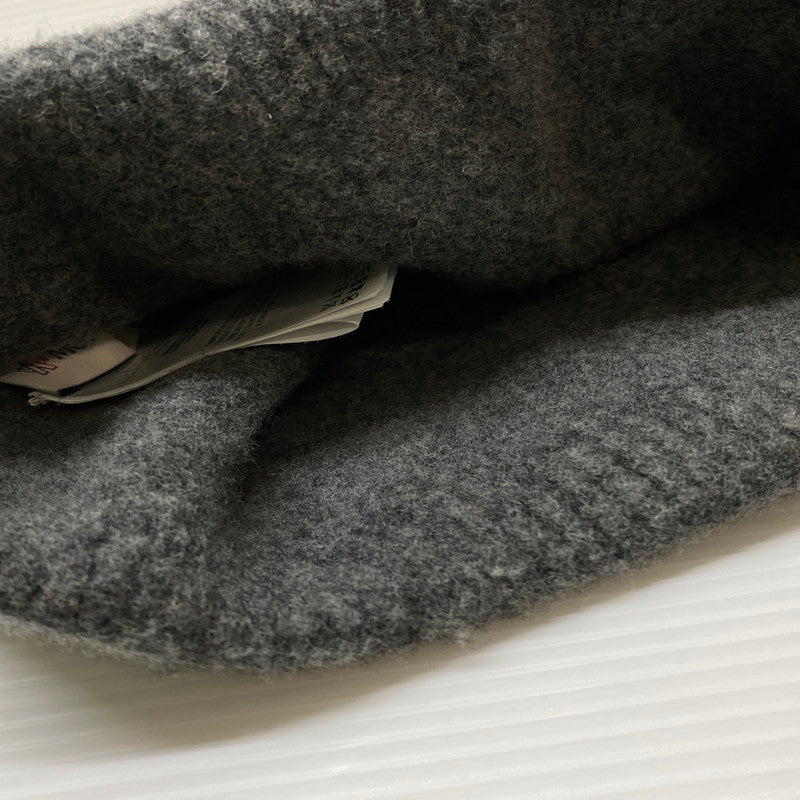 【中古品】【メンズ】 MONCLER モンクレール BERRETTO TRICOT CAP GRAY E20919927900 ニットキャップ 帽子 メンズ ウール 185-260130-em-21-min サイズ：F カラー：グレー系 万代Net店