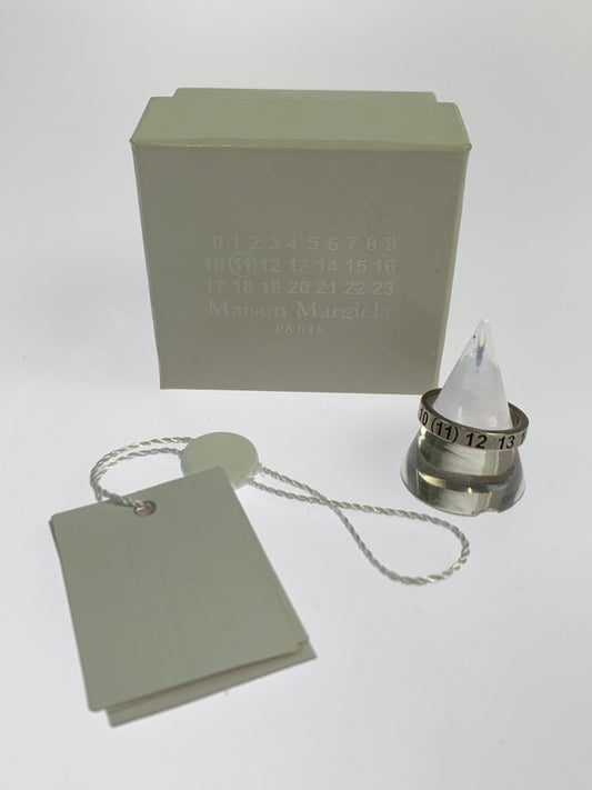 【中古品】【メンズ】 MAISON MARGIELA メゾンマルジェラ SM1UQ0048 NUMBERING RING ナンバリング リング 指輪 アクセサリー 192-260203-AS-25-min カラー：シルバー 万代Net店