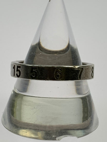 【中古品】【メンズ】 MAISON MARGIELA メゾンマルジェラ SM1UQ0048 NUMBERING RING ナンバリング リング 指輪 アクセサリー 192-260203-AS-25-min カラー：シルバー 万代Net店