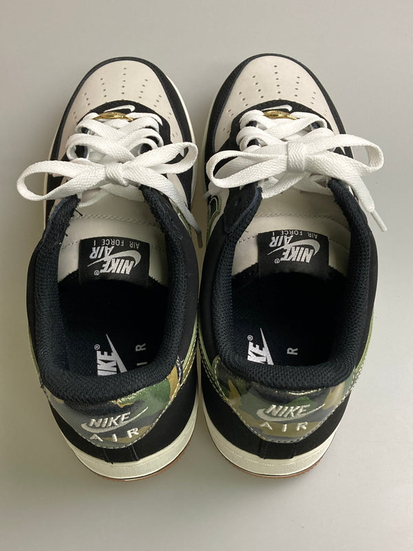 【中古品】【メンズ】 NIKE ナイキ AIR FORCE 1 LOW RETRO WHITE BLACK-GUM MED BROWN-SUMMIT WHITE HQ1967-100 エアフォース 1 ロー レトロ スニーカー メンズ 靴 シューズ 160-260130-em-03-min サイズ：26.5cm カラー：WHITE/BLACK-GUM MED BROWN 万代Net店