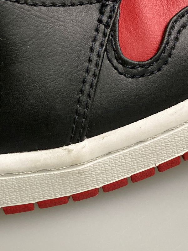【中古品】【メンズ】 NIKE ナイキ AIR JORDAN 1 LOW BRED 553558-066 エアジョーダン1 ロー ブレッド スニーカー メンズ 靴 シューズ 160-260130-em-07-min サイズ：28.5cm カラー：ブラック/レッド 万代Net店
