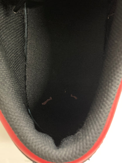 【中古品】【メンズ】 NIKE ナイキ AIR JORDAN 1 LOW BRED 553558-066 エアジョーダン1 ロー ブレッド スニーカー メンズ 靴 シューズ 160-260130-em-07-min サイズ：28.5cm カラー：ブラック/レッド 万代Net店