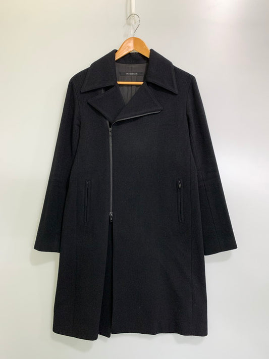 【中古品】【メンズ】 DRESSEDUNDRESSED ドレスドアンドレスド WOOL COAT DUW12501 カシミヤ混 ウールコート アウター 140-260128-yn-11-min サイズ：3 カラー：ブラック 万代Net店