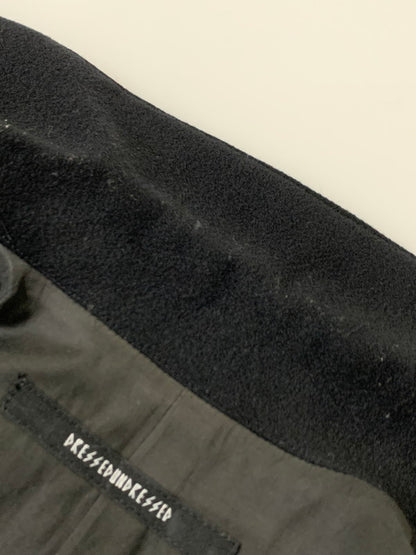 【中古品】【メンズ】 DRESSEDUNDRESSED ドレスドアンドレスド WOOL COAT DUW12501 カシミヤ混 ウールコート アウター 140-260128-yn-11-min サイズ：3 カラー：ブラック 万代Net店