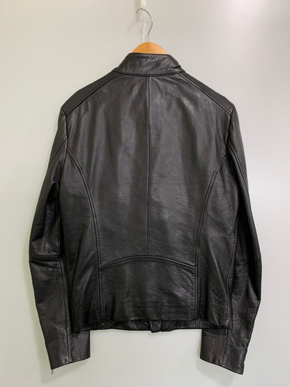 【中古品】【メンズ】 KENZO ENZO ART ケンゾー レザー ダブルライダースジャケット 962617 パキスタン製 メンズ アウター 141-260127-em-27-min サイズ：S カラー：ブラック 万代Net店