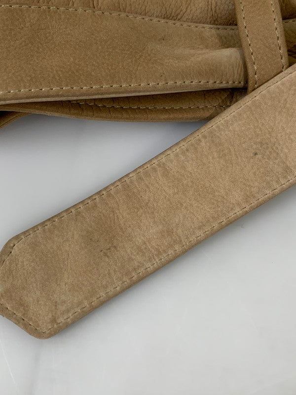 【中古品】【メンズ】 BALENCIAGA バレンシアガ MOUTON SUEDE JACKET 00494 ムートン・スエードジャケット メンズ アウター ムートンファー 141-260127-em-25-min サイズ：46 カラー：ベージュ/ホワイト 万代Net店