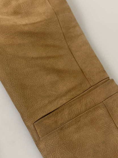 【中古品】【メンズ】 BALENCIAGA バレンシアガ MOUTON SUEDE JACKET 00494 ムートン・スエードジャケット メンズ アウター ムートンファー 141-260127-em-25-min サイズ：46 カラー：ベージュ/ホワイト 万代Net店