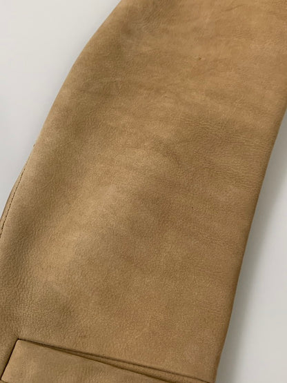 【中古品】【メンズ】 BALENCIAGA バレンシアガ MOUTON SUEDE JACKET 00494 ムートン・スエードジャケット メンズ アウター ムートンファー 141-260127-em-25-min サイズ：46 カラー：ベージュ/ホワイト 万代Net店